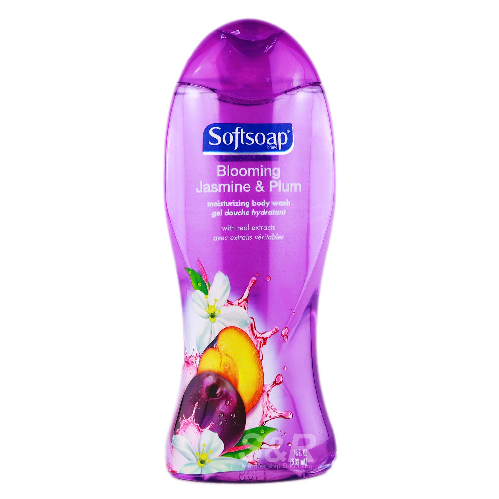 Softsoap Blooming Jasmine and Plum Moisturizing Body Wash 532mL
